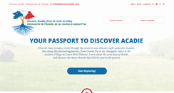 Desktop Screenshot of discoveracadie.com